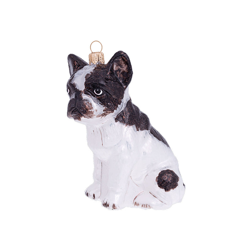 Décoration en Verre Bulldog Français