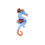 Ornement Porte Bonheur Sea Horse | Fleux | 4