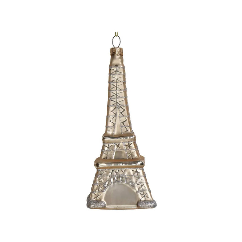 Ornement Tour Eiffel en verre - Or