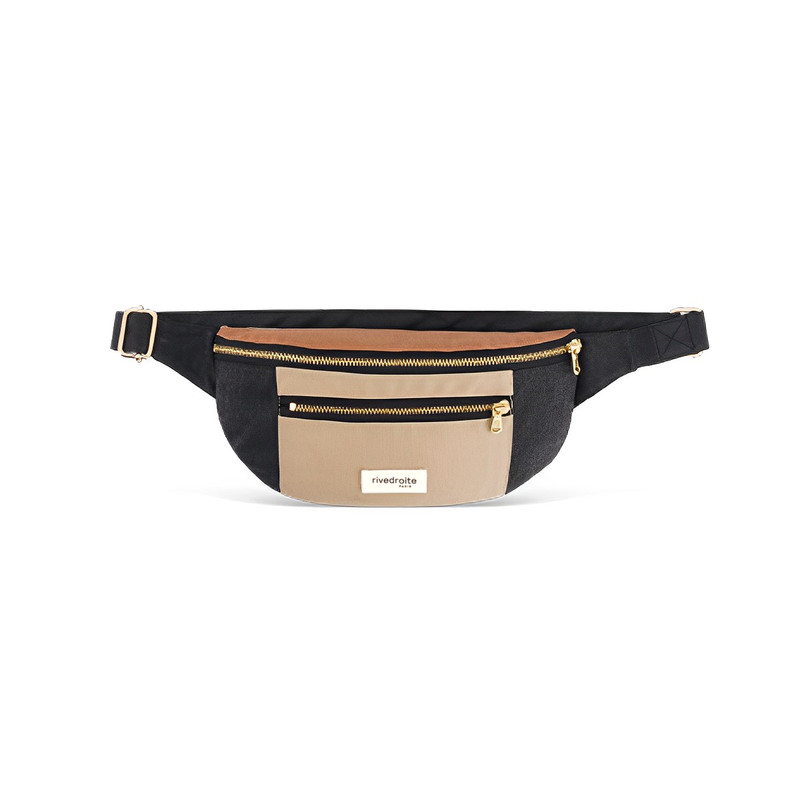 Nouveau Sac Banane Orsel Manhattan - Trio Beige Tobacco Black