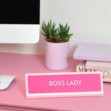 Plaque De Bureau Boss Lady | Fleux | 3