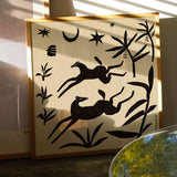 Poster Enik? Eged - Papercut Horses - 50 x 50 cm | Fleux | 6