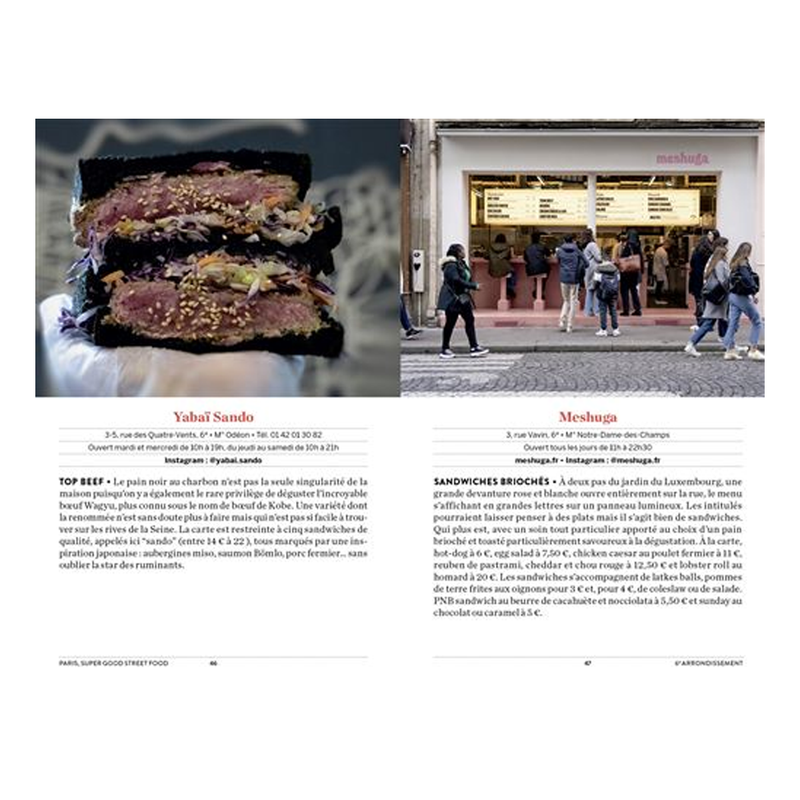 Livre Paris Super Good Streetfood