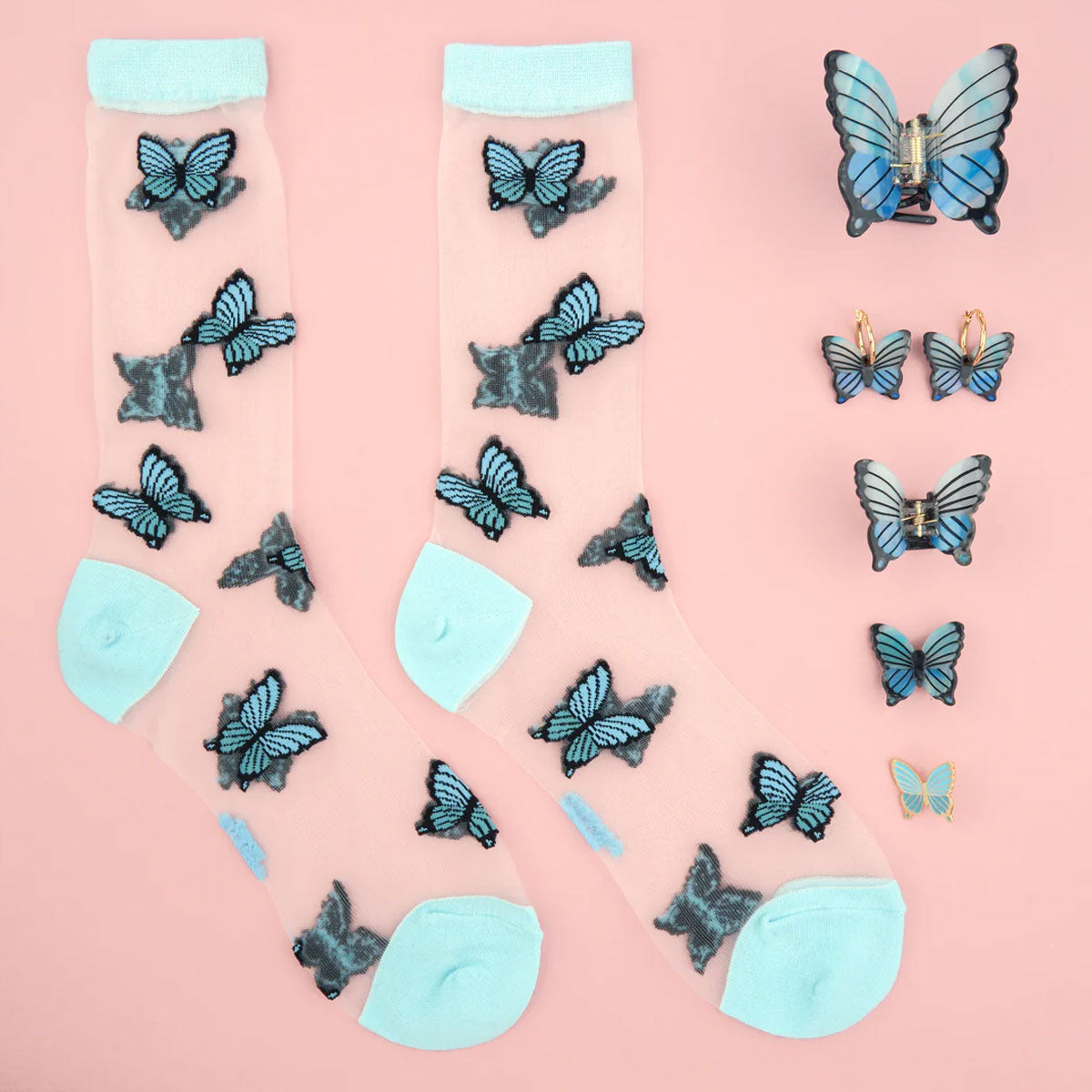 10 pièces pinces à Gazue papillon bec de canard Clip Barrettes chapeaux