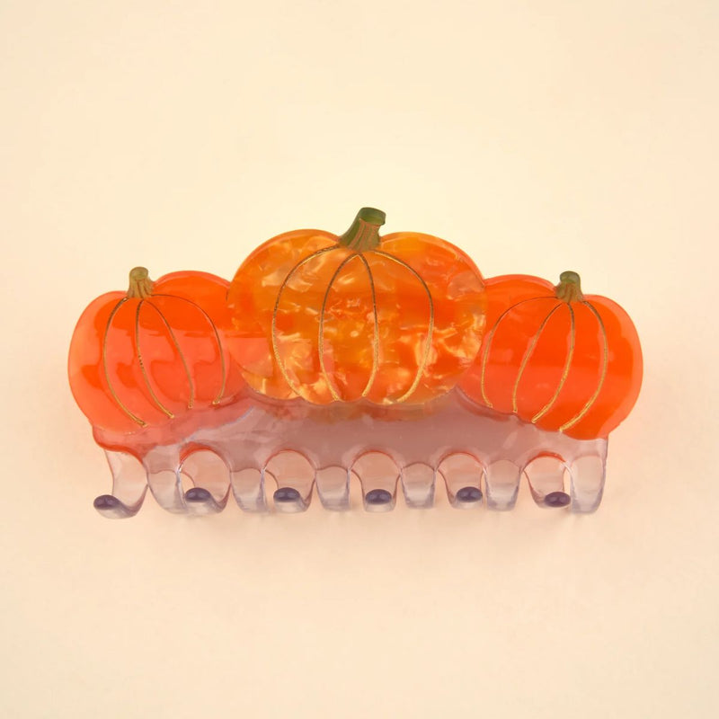 Grande Pince à cheveux Citrouilles