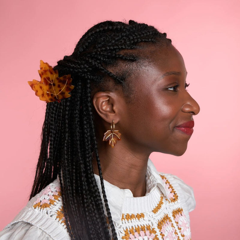 Pince à cheveux Feuille d'érable