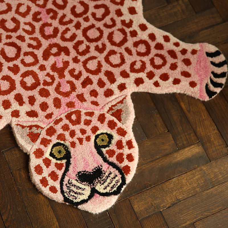 Tapis Pinky Leopard