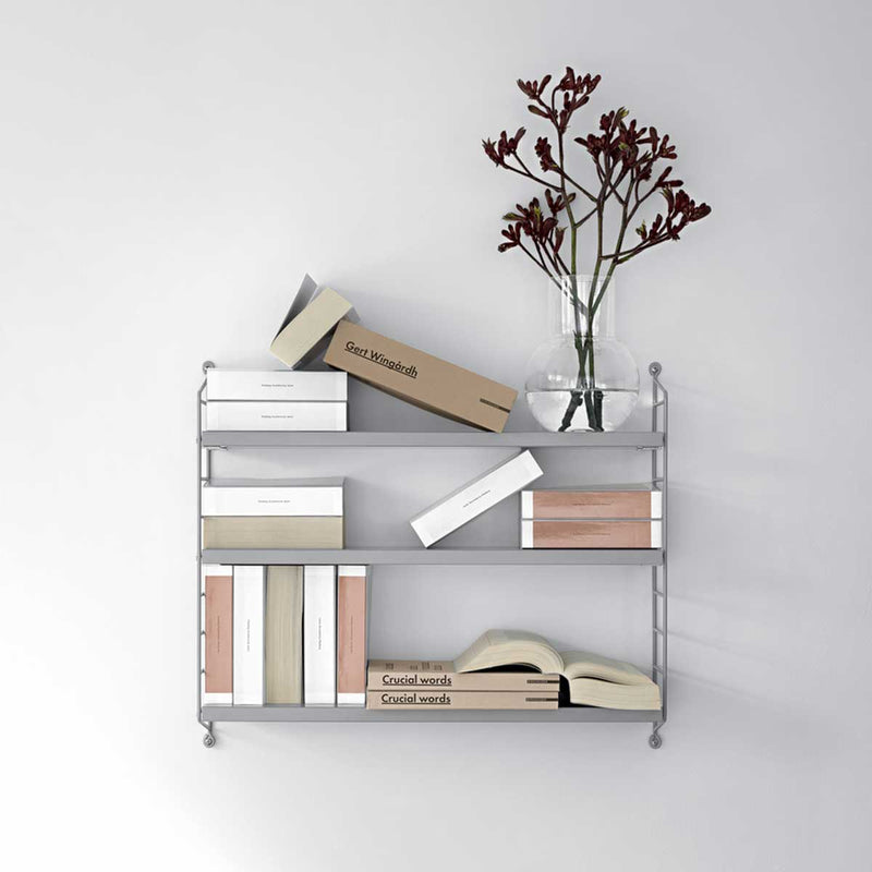 String Pocket Box string pocket shelf - gray - string furniture | flowers – Fleux