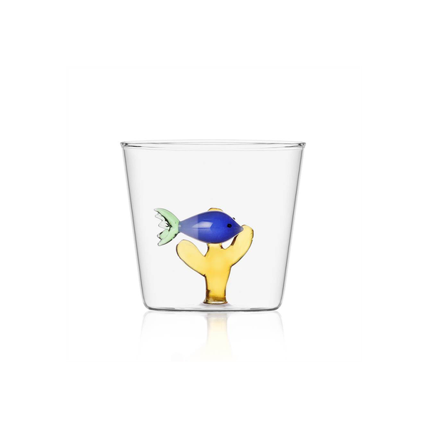 Marine Garden Tumbler - Blue Fish