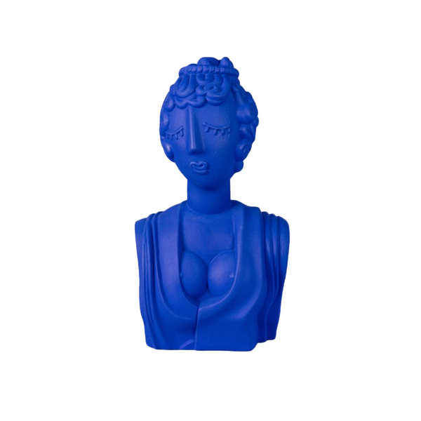 Buste Poppea - 24 cm x 20 cm x 44 cm - Terracotta Bleu