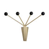 Porte Chapeau Neptune Or à Billes Noires | Fleux | 2