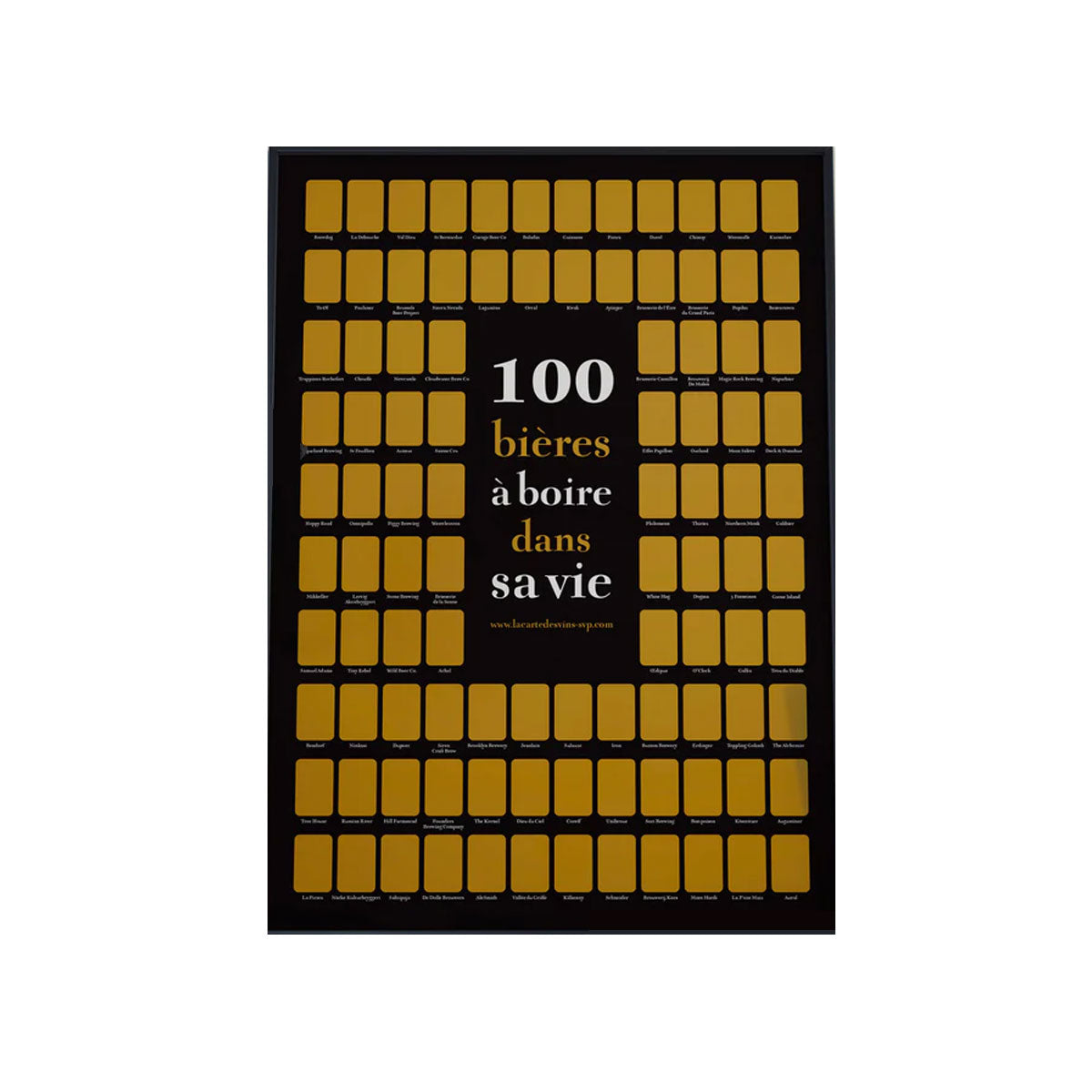 Poster à Gratter 100 Anime à Voir Dans Sa Vie - Opari - Opari