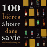 Poster à gratter 100 Bières à Boire dans sa Vie - 50 cm x 70 cm | Fleux | 4