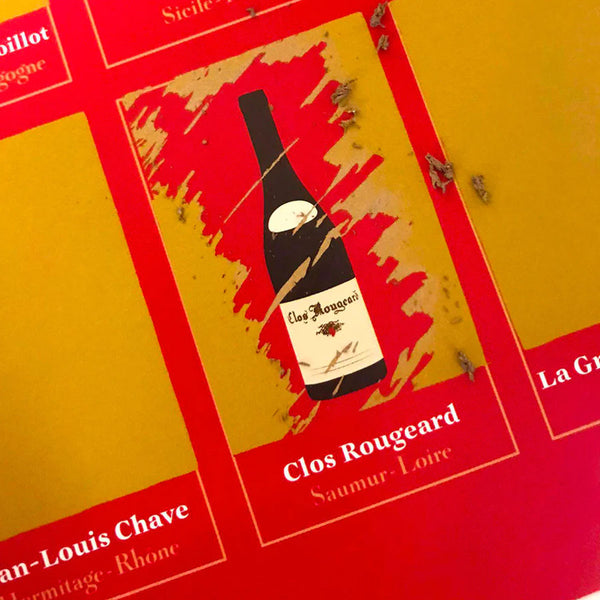 Scratch poster 100 Wines to Drink in Your Life - 50 cm x 70 cm