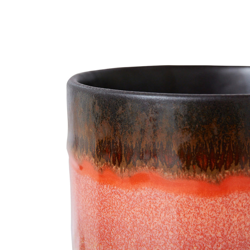 Retro Flower Pot - Ø 13 cm - Fig