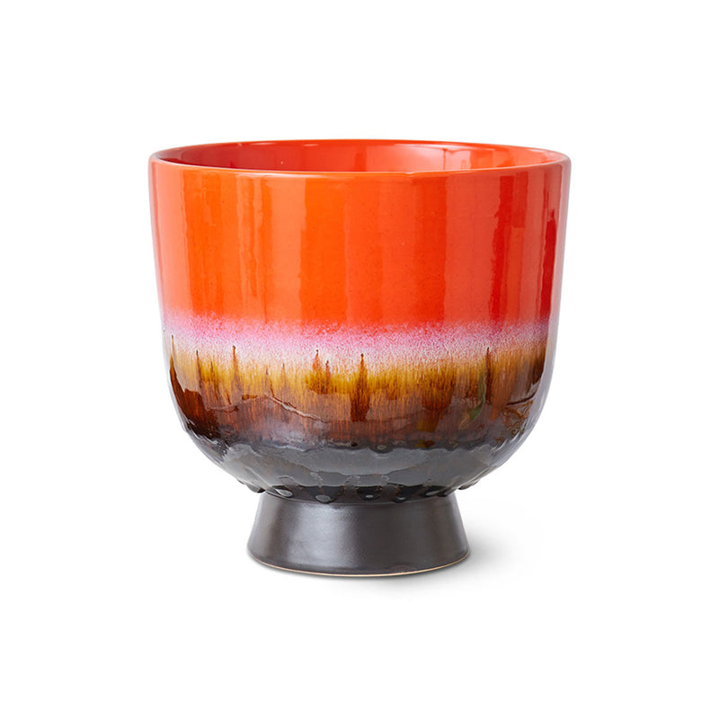 Retro flower pot - Ø 20.5 cm - Cherry Red