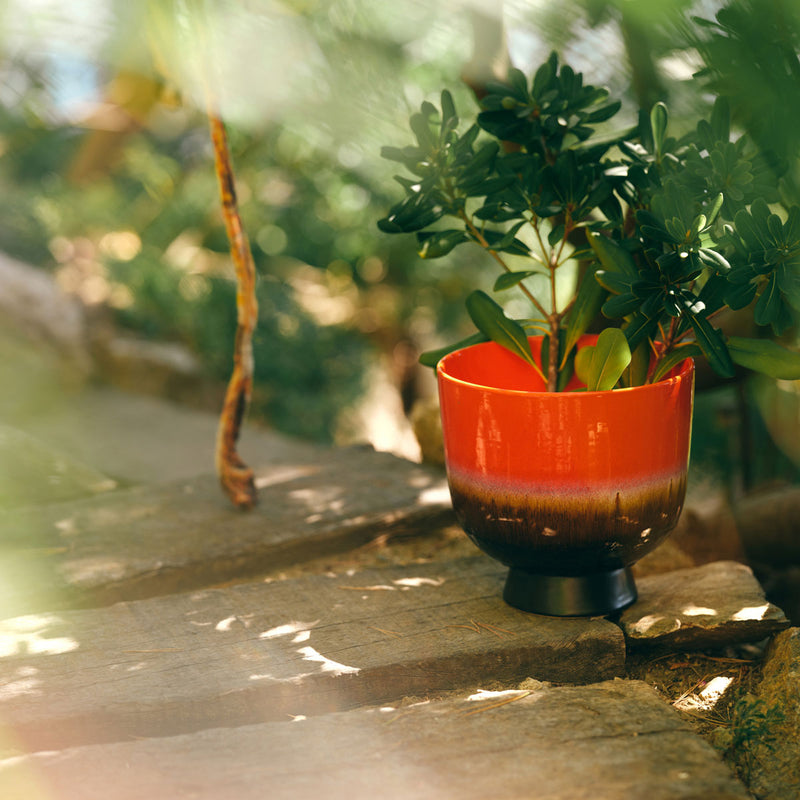 Retro flower pot - Ø 20.5 cm - Cherry Red