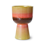 Retro Flower Pot - Ø 16.5 cm - Lime Green | Fleux | 4