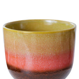 Retro Flower Pot - Ø 16.5 cm - Lime Green | Fleux | 7