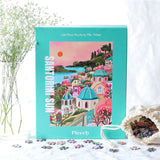 Puzzle Santorini sun - 500 Pièces | Fleux | 7