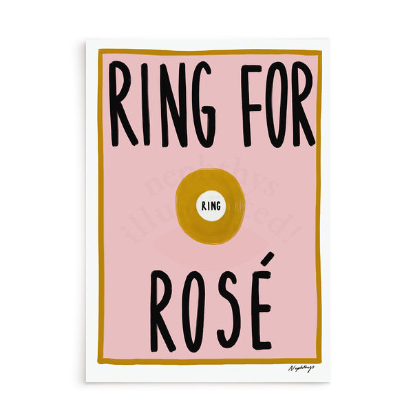 Affiche A3 Ring For Rosé