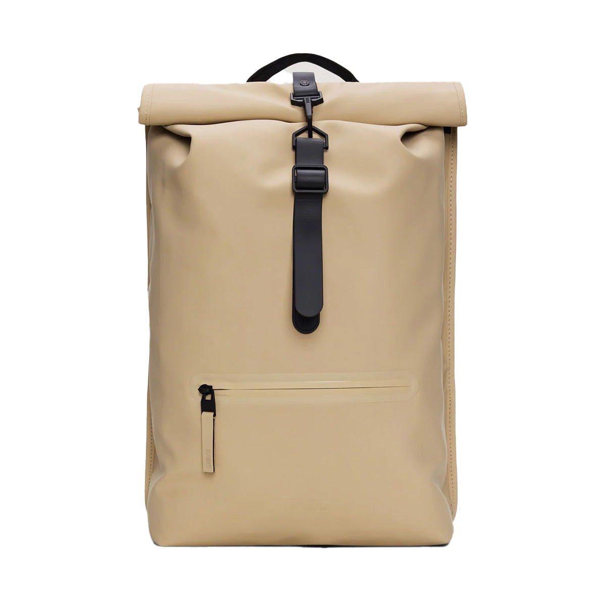 rolltop rucksack aw23 - sand - rains | fleux – Fleux