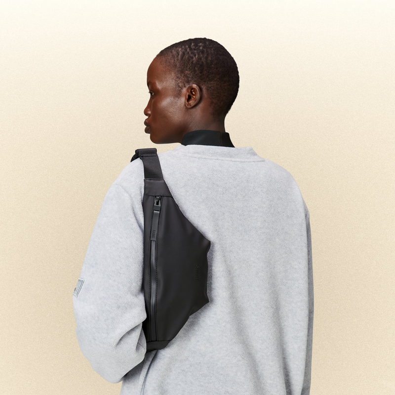 Sac Bum Bag Mini W3 Noir Rains Fleux