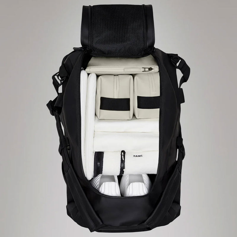 duffel bag small rains The Texel Duffelbag is equipped with a hidden side pocket for passports Buy Rains Texel Duffel Bag