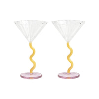 Set de 2 Coupes Curve - Caramel
