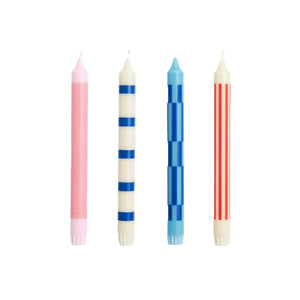 Bougies Rouges Non Parfumées 25,4 Cm - Lot De 12, Cire Paraffine, Mèche Coton - Brûlent Jusqu'à 11h
