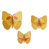 Set De 3 Décorations Murale Yellow Butterflies | Fleux | 4