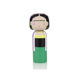 Figurine en bois Kokeshi Sketch.inc Frida | Fleux | 9