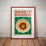 Affiche Spaghetti Bolognese | Fleux | 3