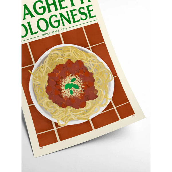 Affiche Spaghetti Bolognese V2