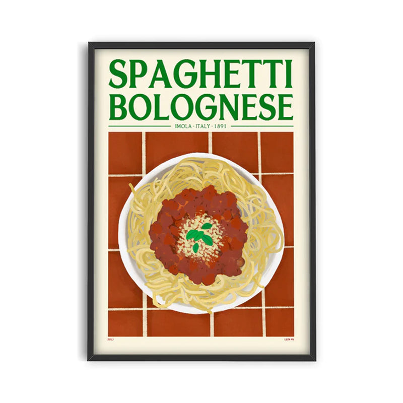 Affiche Spaghetti Bolognese V2