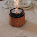 Cheminée / Feu de table Spin Air 900 - Ø 10.6 x 40.5 cm - Chêne | Fleux | 4