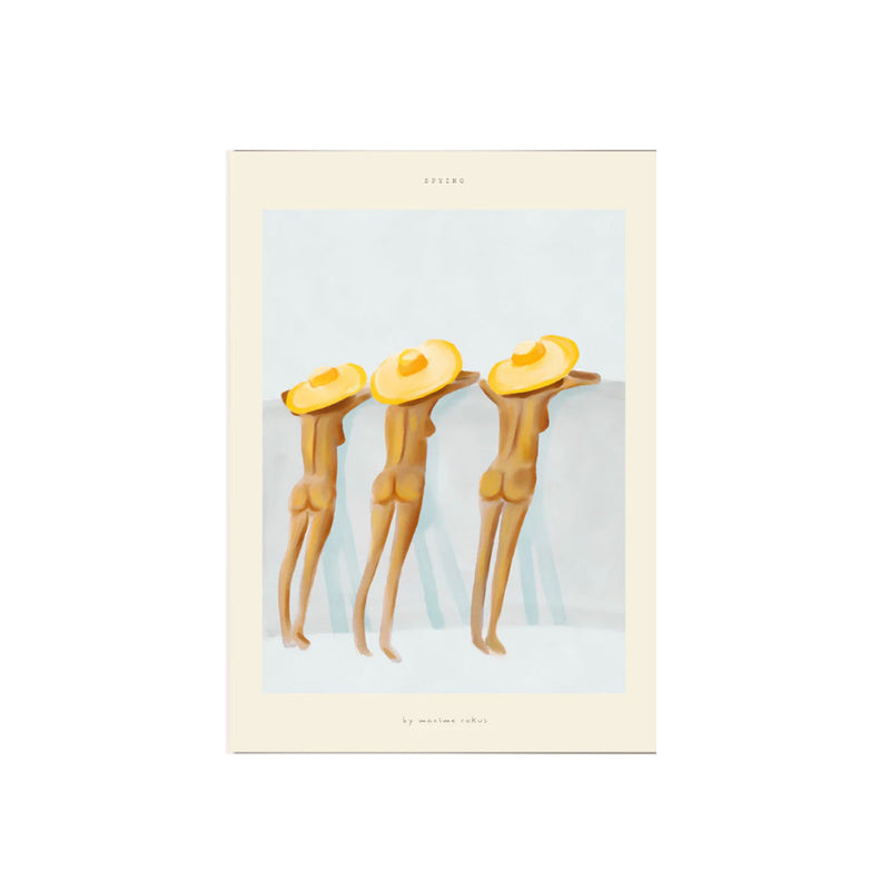 Maxime Spying Poster - Yellow