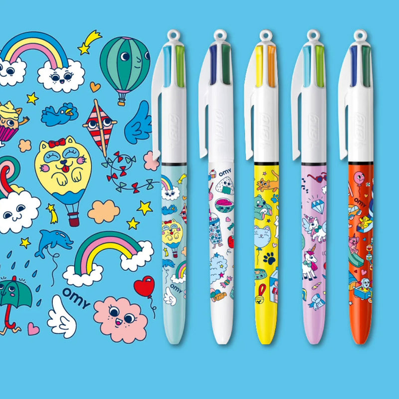 Box of 5 Kawaii Pens 