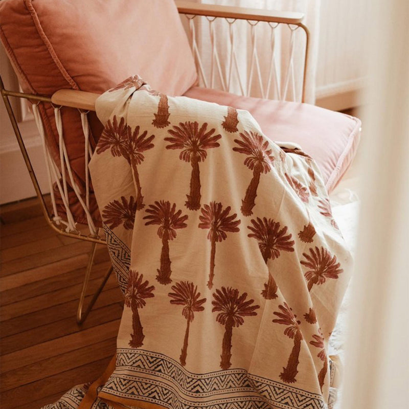 Plaid + Tote-bag Tala Palmtree