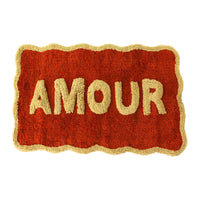 Tapis de bain Amour Terracotta