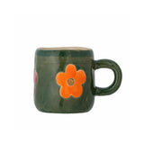 Tasse Addy en Grès - ⌀ 5.5 cm x l 6.5 cm - Vert | Fleux | 3