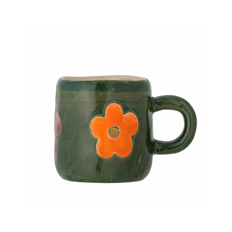 Tasse Addy en Grès - ⌀ 5.5 cm x l 6.5 cm - Vert