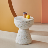Terrazzo Side Table - White | Fleux | 6