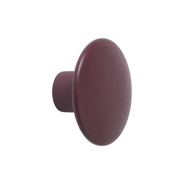Coat hook The Dots XS - Burgundy