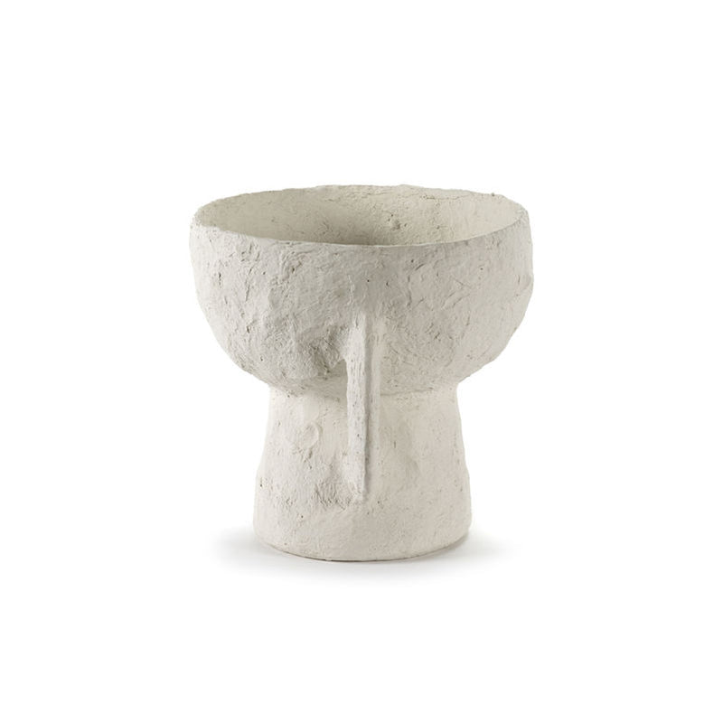 Vase Earth en papier maché - h 22,5 cm