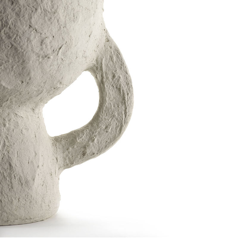 Vase Earth en papier maché - h 22,5 cm