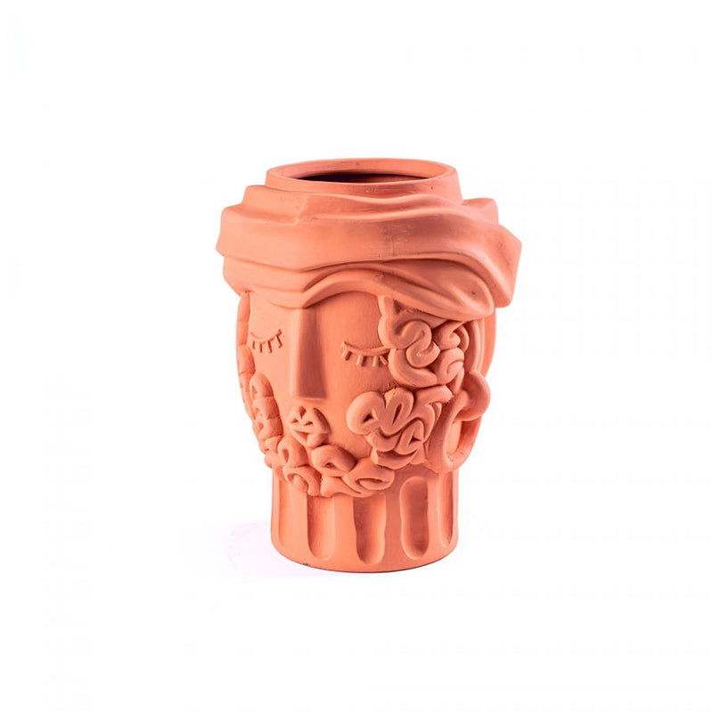 Vase Man - 25 cm x 23 cm x 33 cm - Terracotta