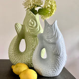 Carafe / Vase Monsieur Carafon Poisson - Vert Mousse | Fleux | 6