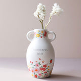 Grand Vase Floral Wonderful Mum en Céramique - h 15.5 cm | Fleux | 5