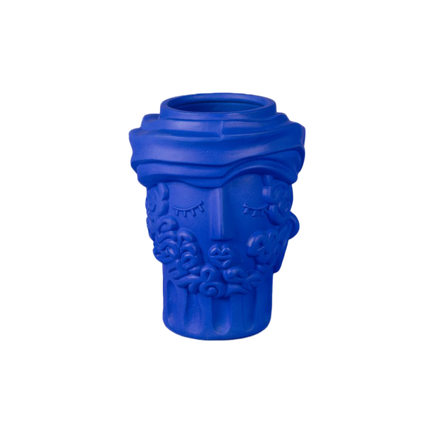 Vase Man - 25 cm x 23 cm x 33 cm - Terracotta Bleu